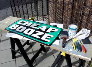 Cheap Booze Bottle – Refurbish