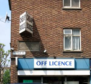 Cheap Booze original sign