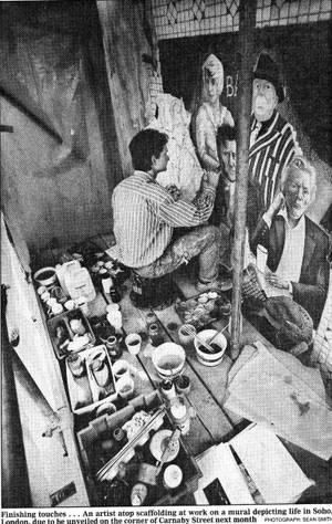 Carnaby St Mural – 1990